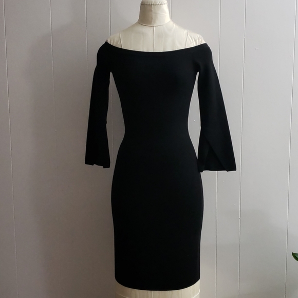 NWT Kendall & Kylie Off-the-Shoulder Midi Dress - Picture 4 of 4